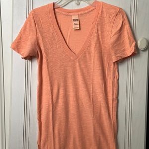 Orange V-neck